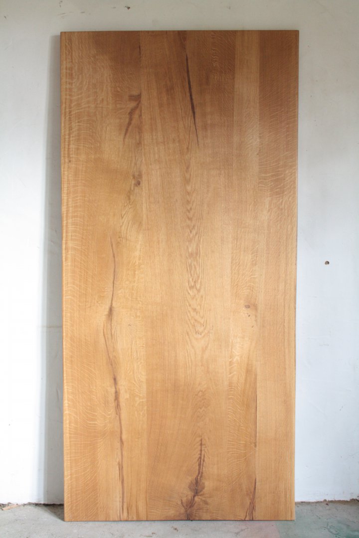 Tischplatte aus Eichenholz