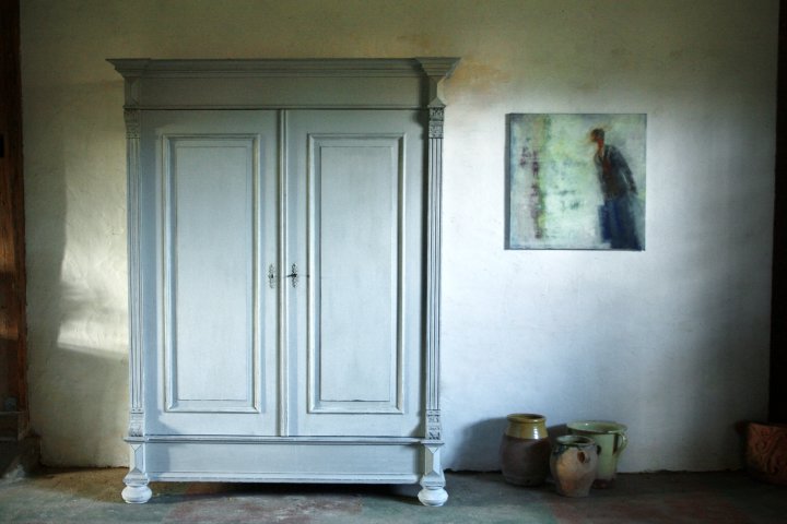 Norddeutscher Garderobenschrank aus der Gründerzeit