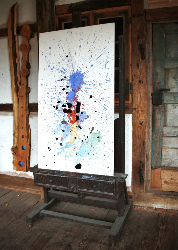 Sehr große Staffelei